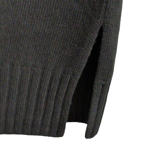 Barbour Kingsbury Knitted Sweater Dress Black Shift Long Sleeve Turtleneck 6 New - Picture 4 of 13